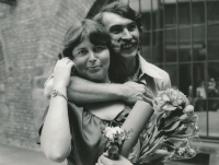 Helena Koenigsmarková with Vendelin Komeda, 1978