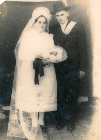 Sister Marica Hadac and her husband Johan, undated