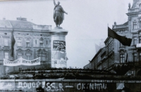 Znojmo during the Warsaw Pact invasion, August 1968