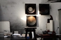 Interior of Milan Exner's ceramic workshop