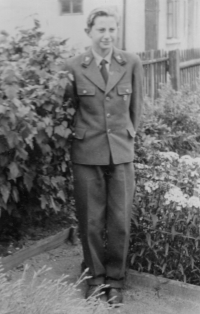 Lesnická uniforma studium Hejnice 1959