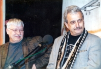With Pavel Dostál, the minister of culture, 1998