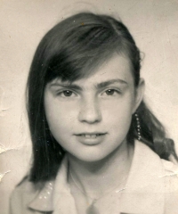 Krystyna Krauze jako třináctiletá v roce 1980