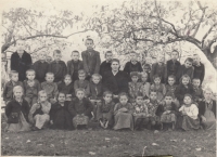 In the 2nd class in Ukraine, the witness in the middle row, fifth from the left