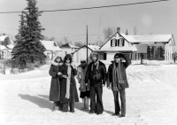 Eva Mikesova (left), Canada, 1979