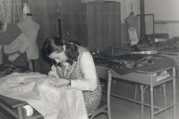Ivana Findejsová in the apprenticeship school
