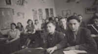 Zdeněk Švajda at school, 1940s