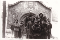 Geological practice at Kyiv State University. Pochaiv Monastery, 1988.
