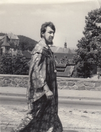 Petr Pešek, poslední Slavnosti pětilisté růže (obnoveny po r. 1989), Český Krumlov, 1969 