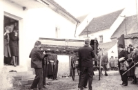 Funeral of father Josef Melka in 1965