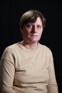 Наталія Вишневська під час запису інтерв'ю 2023 р.