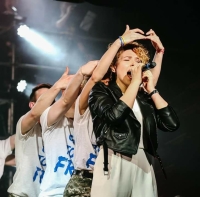 Марина Богун в рок-мюзиклі про події Євромайдану "Got to be free", 2017 р.