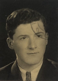 Jan Michálek ve 14 letech, 1949