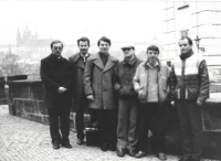 Students of the Faculty of Theology in Litoměřice. The class of Mr. Pavel Hroznata Adamec, Prague