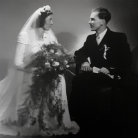 Svatební foto Marie a Ludvíka Křížových