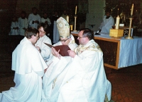 Pavel Hroznata Adamec during his ordination to the priesthood