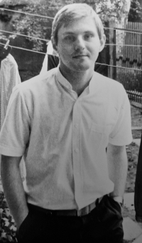 Slawomir Sulowski na gymnáziu v roce 1984