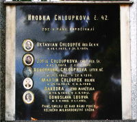 Chloupek family tomb in Střelice near Brno