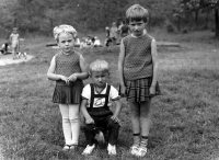 Children Jana, Pavel and Marcela, 60s