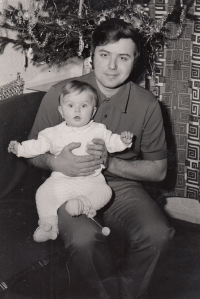S dcerou Růženkou, Vánoce 1973