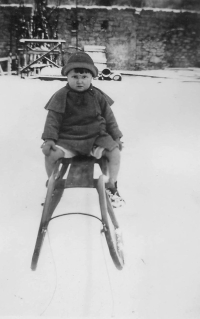 Milan Fičura v zimě 1936