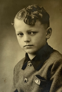 Brigita Bulíčková's friend Rudolf Bergmann at the age of ten
