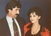 With Lucie Bílá, 1990s