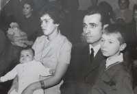 Vítání občánků s dcerou Zuzanou, 1971