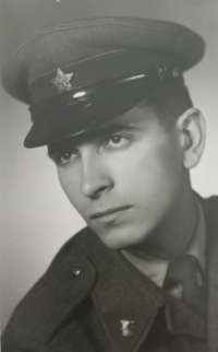 Zuzana Motlová's husband at the military service