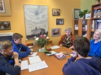 The team recording with Katerina Willigová in March 2024