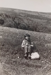 Lenka Nezbedová v dětství