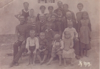 Father's family in Mladé near České Budějovice in 1919