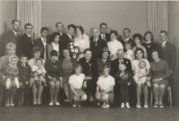 Her sister's wedding in 1967