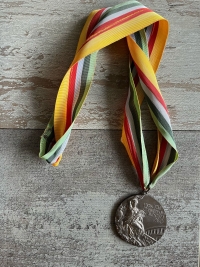 Silver medal from Moscow Olympics
