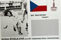 Commemorative postcard from the Olympic Games
