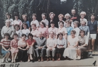 Teaching staff of V Sadech Primary School, 1988