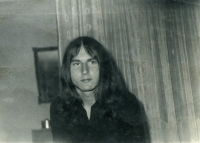Secondary school graduate with long hair, 1971