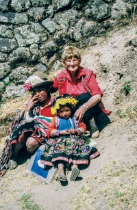 V Peru s místními obyvateli, 2003