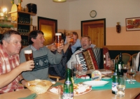 Reunion with classmates from the Faculty of Education (with accordion), 2006