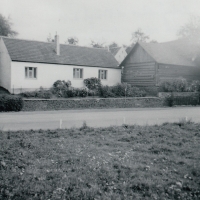 Birthplace in Březí (later demolished for the Temelín power plant), 1970