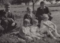 Jan (far left) with his siblings, 1962