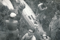 Canoeing down the Čierny Váh (Slovakia), 10 June 1964