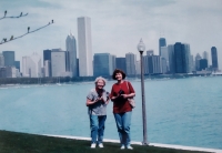 Květoslava Šmídová during her stay in the USA in the late 1990s