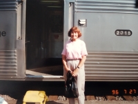 Witness during her travels in 1996