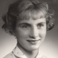 Jana Mičánková, née Kovářová, 1960s