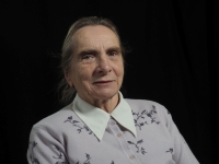 Jana Mičánková during the recording for Memory of Nations, Kroměříž, 2 December 2022