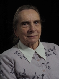 Jana Mičánková during the recording for Memory of Nations, Kroměříž, 2 December 2022