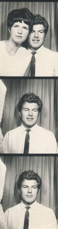 With Maria Procházková, 1970