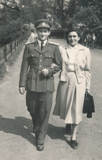 Parents Milan and Božena Richter, 1949