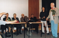 Premiere of the documentary Tower of Death, from left Helena Třeštíková, Kristýna Vlachová - director, Jiří Stránský, A. Born